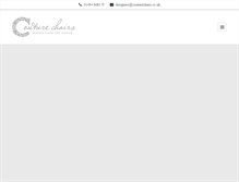 Tablet Screenshot of couturechairs.com